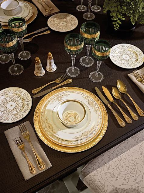 versace cutlery set price|versace dining table set.